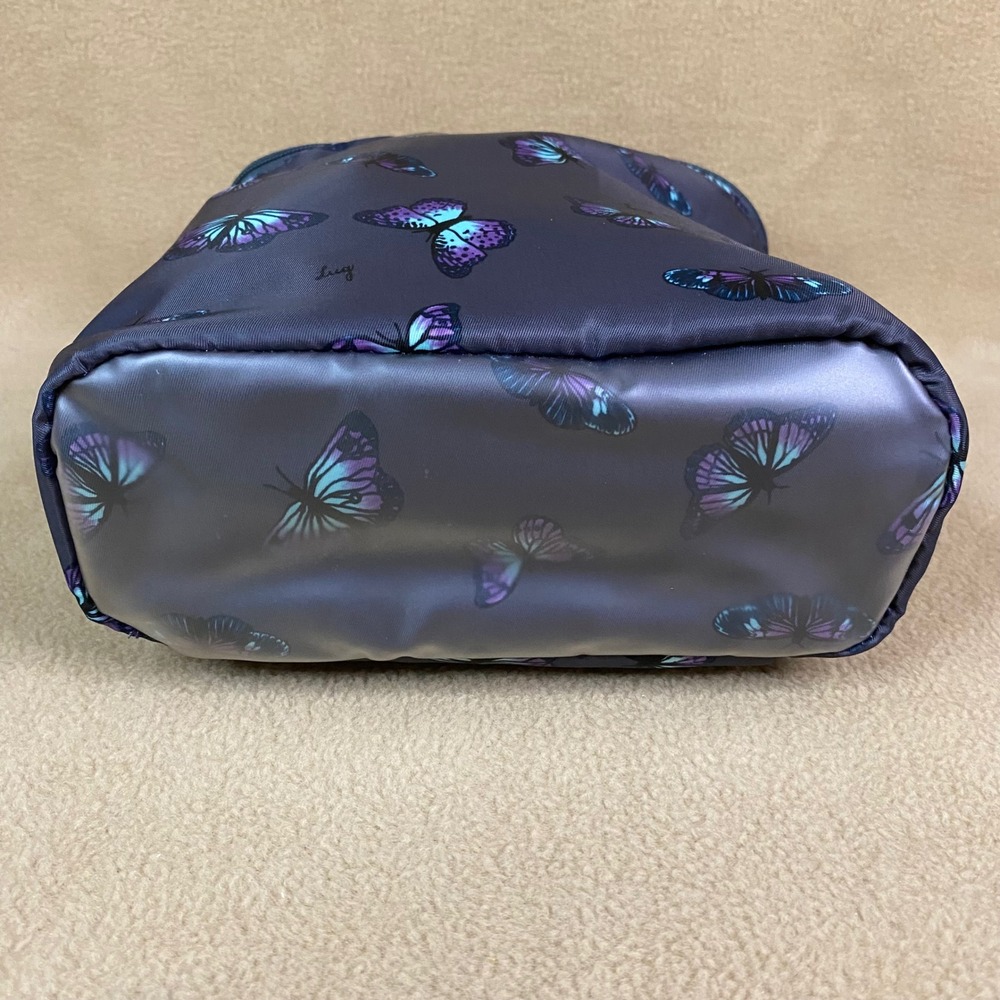 Lug Dolly Butterfly Cosmetic Travel Bag Insulated Case Organizer Makeup Pouch - Picture 6 of 11